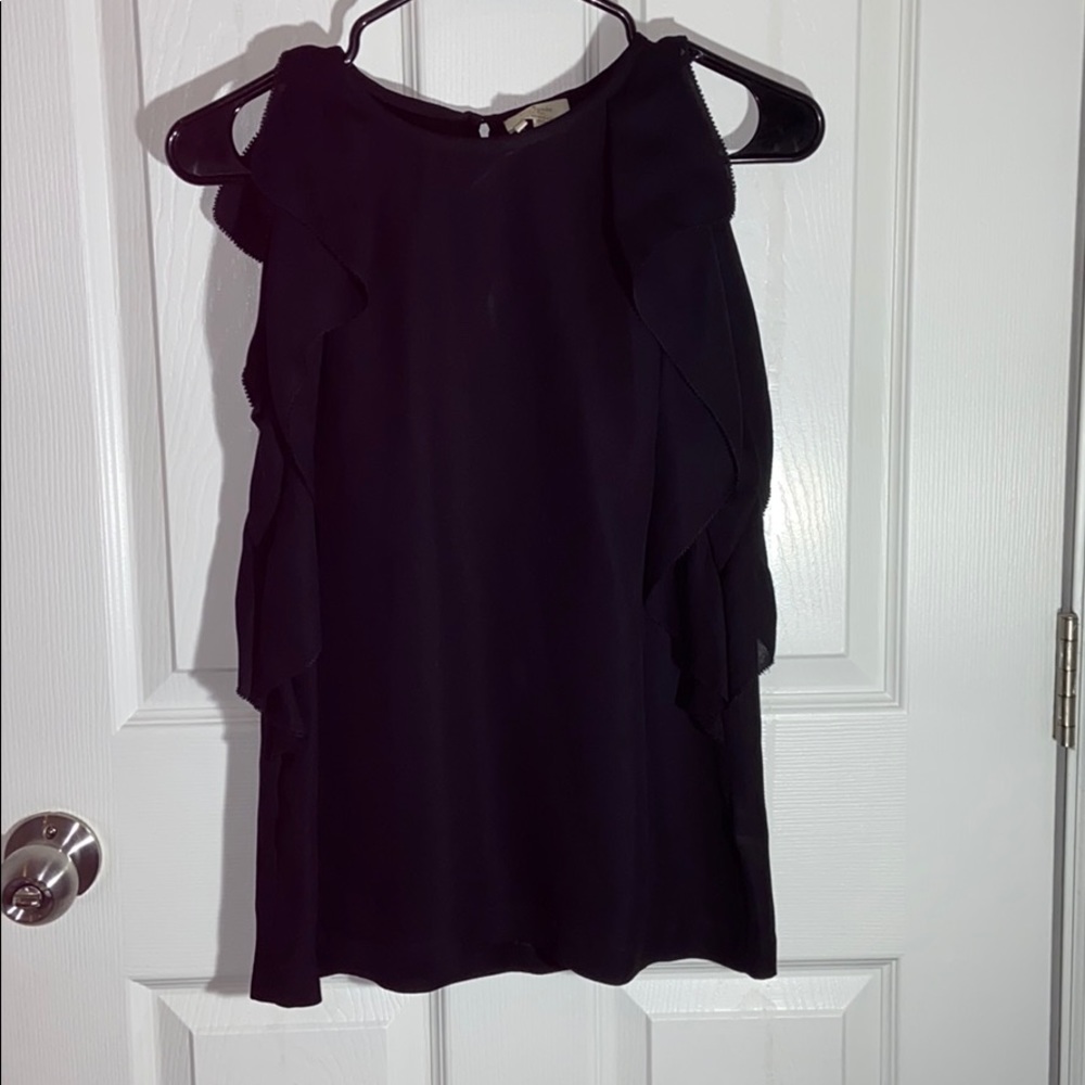 Kate spade- short sleeve ruffles blouse